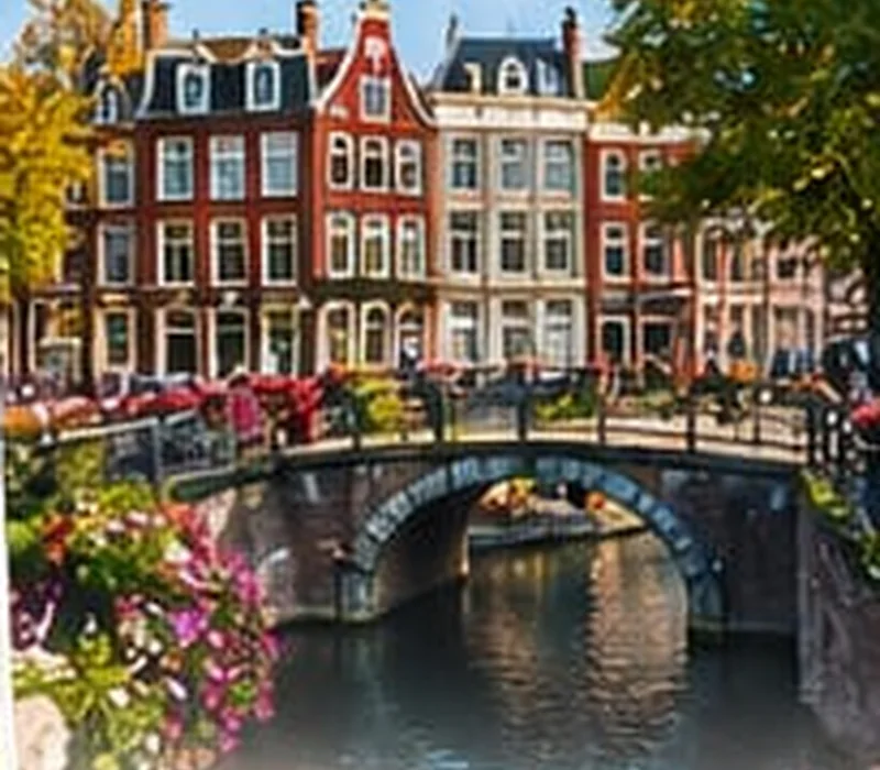 Amsterdam canal and Netherlands travel